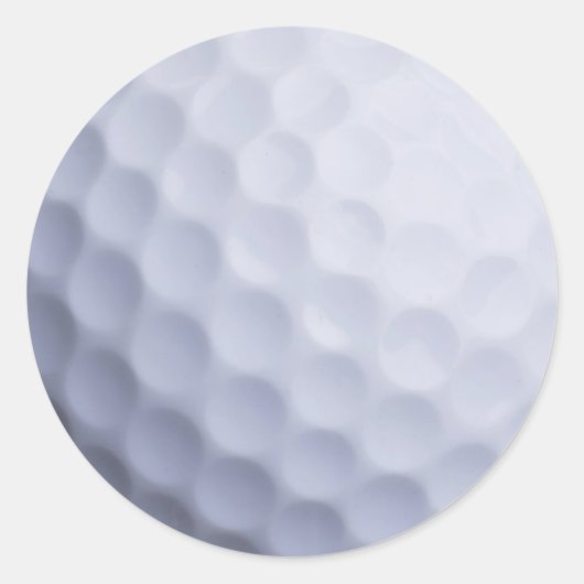 Golf Ball Background Gepersonaliseerd Sjabloon Ronde Sticker (Voorkant)