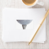 Golf Ball Background - Golfing Sports Sjabloon Etiket (Insitu)