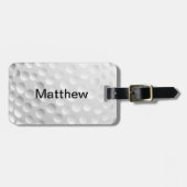 Golf Ball Bagagelabel (Voorkant horizontaal)