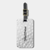 Golf Ball Bagagelabel (Voorkant verticaal)