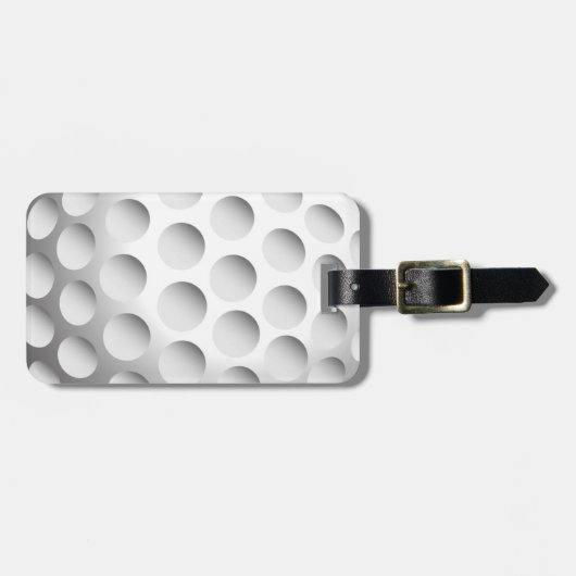 Golf Ball Bagagelabel (Voorkant horizontaal)