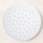 Golf Ball Beverage Coaster Zandsteen Onderzetter (Voorkant)