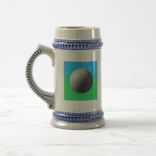 Golf Ball bier stein Bierpul