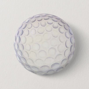 Golf Ball Button/Badge Ronde Button 5,7 Cm
