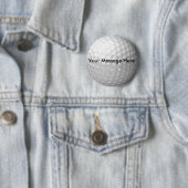 Golf Ball Button - voeg je bericht toe (In situ)