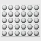 Golf Ball Cadeaupapier (Vlak)