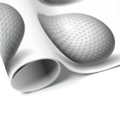 Golf Ball Cadeaupapier (Rol Hoek)
