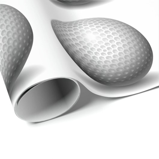 Golf Ball Cadeaupapier (Rol Hoek)