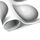 Golf Ball Cadeaupapier (Rol Hoek)