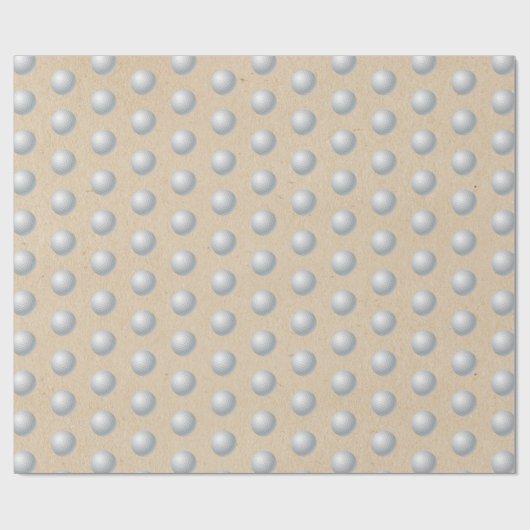 Golf Ball Cadeaupapier (Vlak)