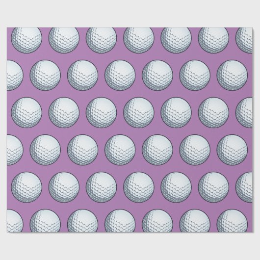  Golf Ball Cadeaupapier (Vlak)