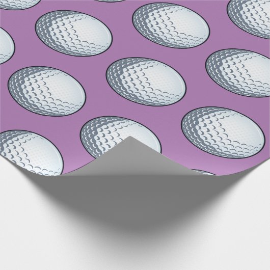 Golf Ball Cadeaupapier (Hoek)