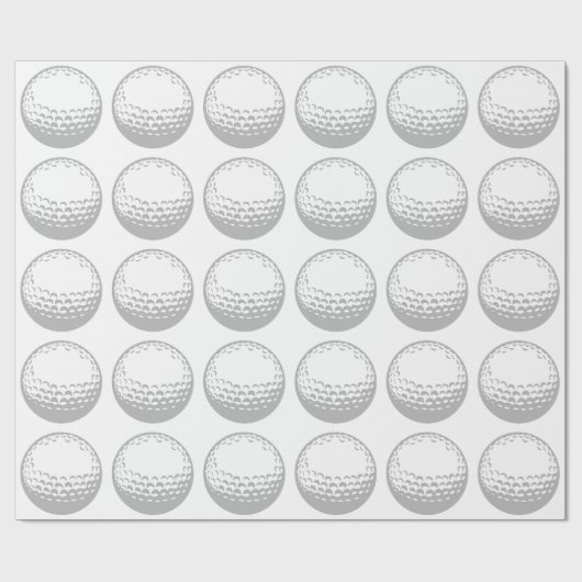 Golf Ball Cadeaupapier (Vlak)