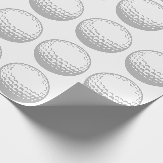 Golf Ball Cadeaupapier (Hoek)