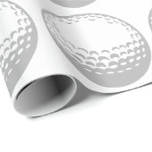 Golf Ball Cadeaupapier (Rol Hoek)