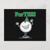 Golf Ball Character ParTEE! Briefkaart (Voorkant)