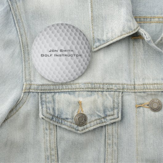 Golf Ball Classic Name Tag (In situ)