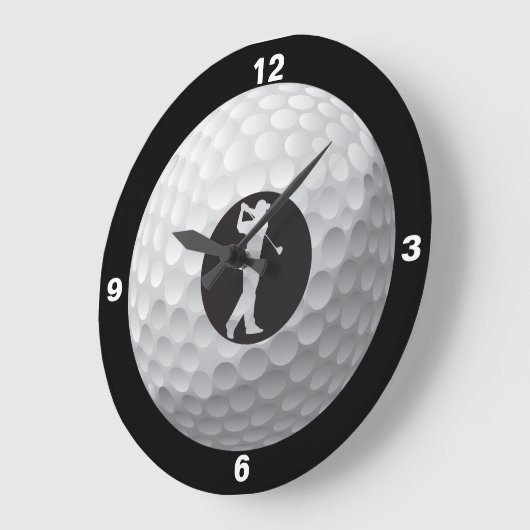 Golf ball Clock Grote Klok (Hoek)