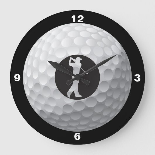 Golf ball Clock Grote Klok (Voorkant)