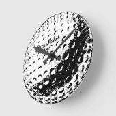 Golf Ball Clock Ronde Klok (Hoek)