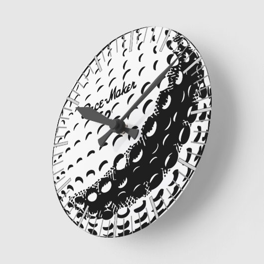Golf Ball Clock Ronde Klok (Hoek)