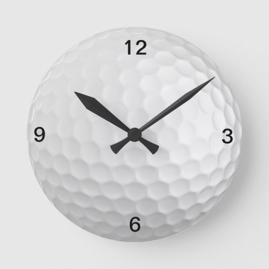 Golf Ball Clock Ronde Klok (Voorkant)