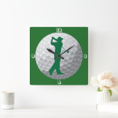 Golf ball Clock Vierkante Klok (Huis)