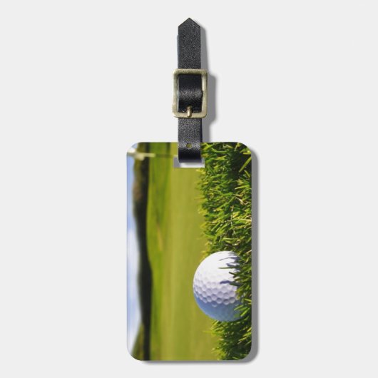 Golf Ball Course Bagagelabel (Voorkant verticaal)