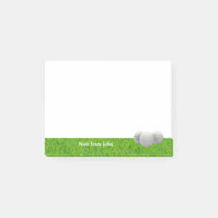 Golf Ball Course Grassland Sport Aangepaste naam Post-it® Notes
