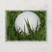Golf Ball Design Briefkaart (Voorkant)