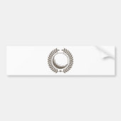 Golf Ball  design Bumpersticker (Voorkant)