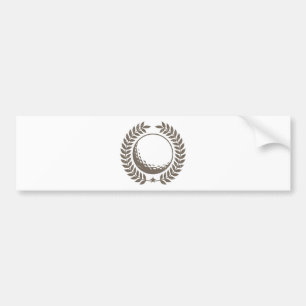 Golf Ball design Bumpersticker