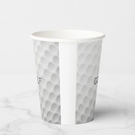 Golf Ball Design Cup Papieren Bekers (Rechts)