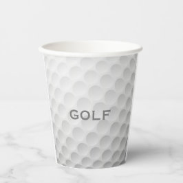 Golf Ball Design Cup Papieren Bekers