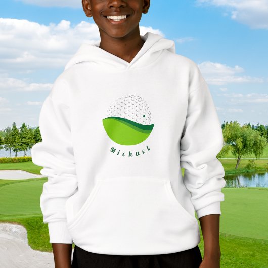 Golf Ball Design & Custom Boys Name Sports Golfer