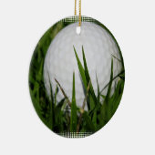 Golf Ball Design Ornament (Rechts)