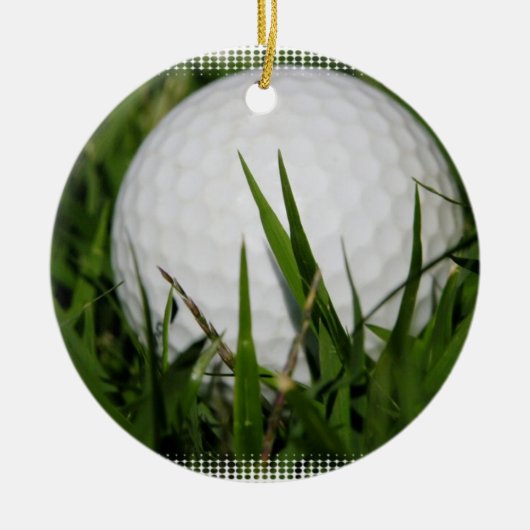 Golf Ball Design Ornament (Voorkant)