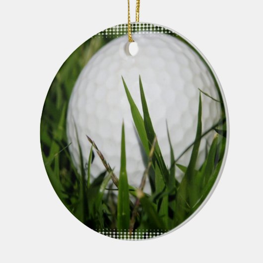 Golf Ball Design Ornament (Links)