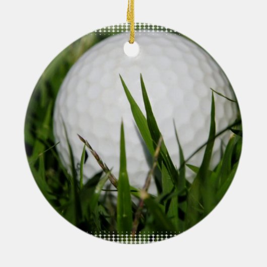 Golf Ball Design Ornament (Achterkant)