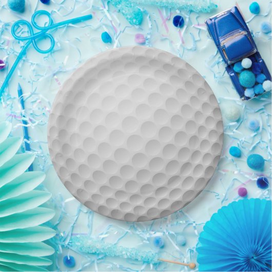 Golf Ball Design Paper Bord (Feest)