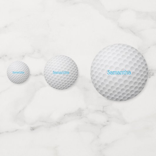 Golf Ball Design Table Confetti (Voorkanten)
