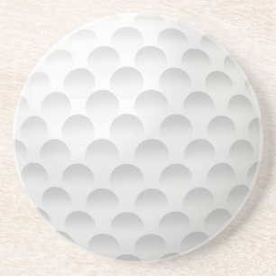 Golf Ball Dimple-ontwerp Zandsteen Onderzetter