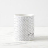 Golf Ball Dimples Classic INITIALEN Sportgolfer Koffiemok (Center)