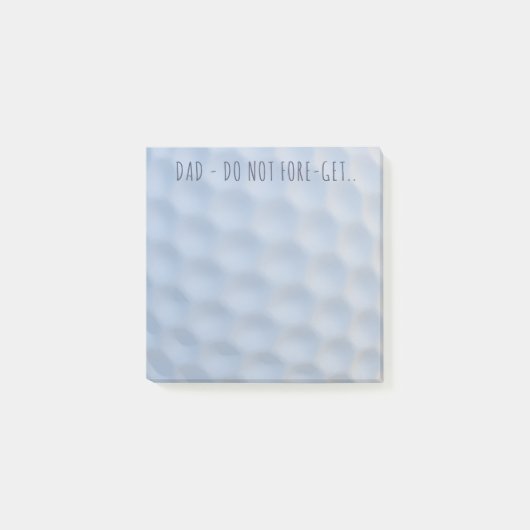 Golf Ball Dimples - Gepersonaliseerde Post Post-it® Notes (Voorkant)