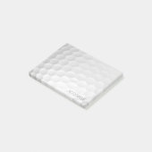 Golf Ball Dimples met eigen naam Post-it® Notes (Schuin)