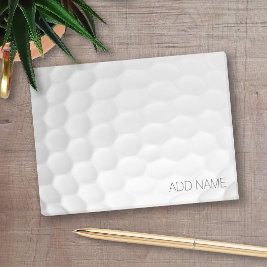 Golf Ball Dimples met eigen naam Post-it® Notes