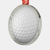 Golf Ball Dimples Metalen Ornament (Links)
