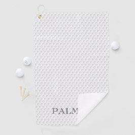 Golf Ball Dimples NAME Klassieke moderne sport Golfhanddoek
