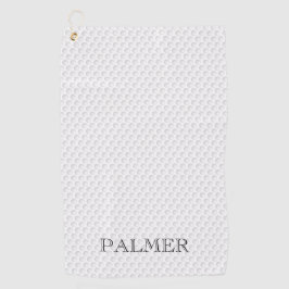 Golf Ball Dimples NAME Klassieke moderne sport Golfhanddoek