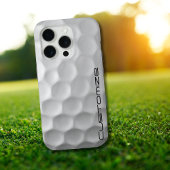 Golf Ball Dimples patroon met gepersonaliseerde te Case-Mate iPhone Case